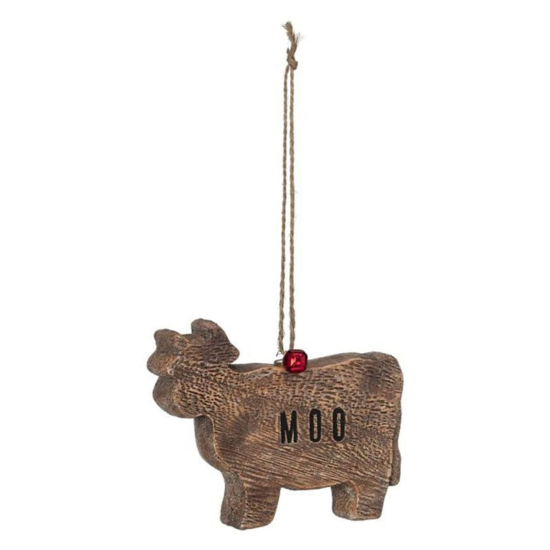 Gift Corral Cow Ornament