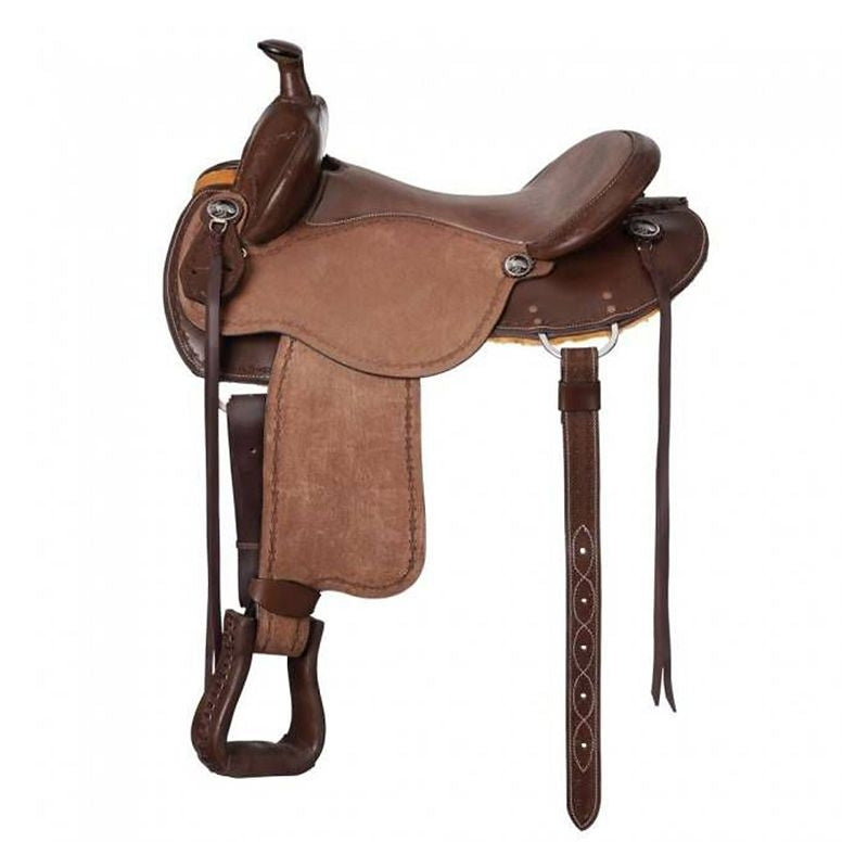Tough1 Brisbane Roughout Saddle With Horn Deluxe Package