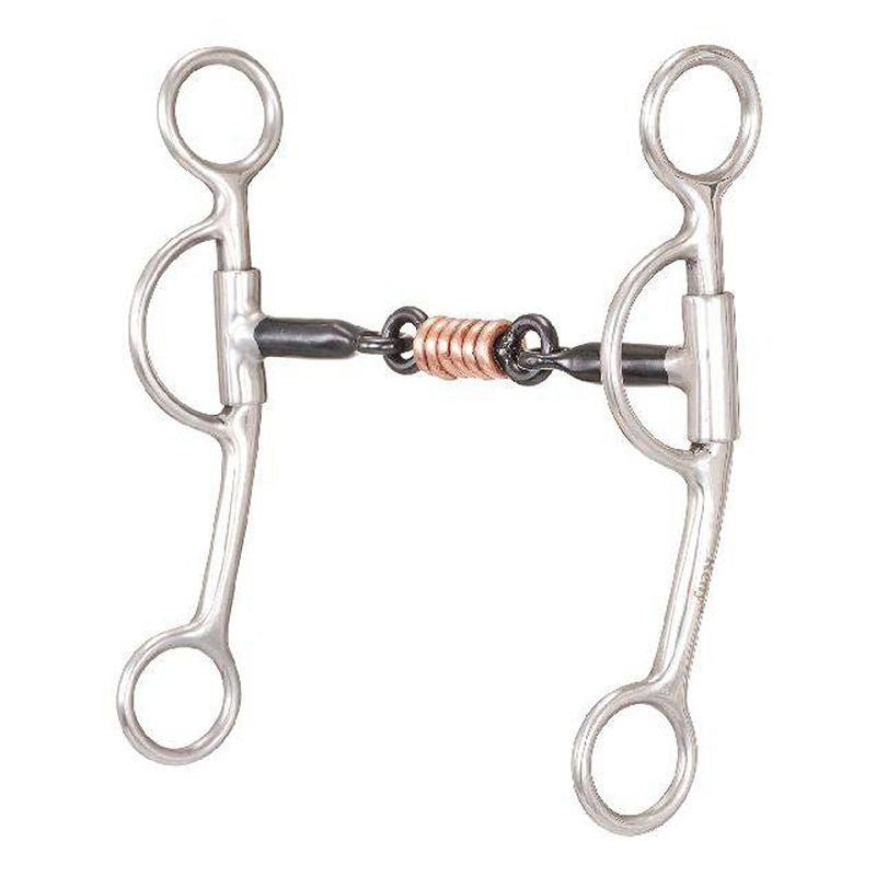 Kelly Silver Star 3 Piece Roller Snaffle