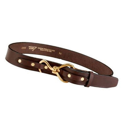 Tory Leather 1 1/4" Belt with Hoof Pick Buckle