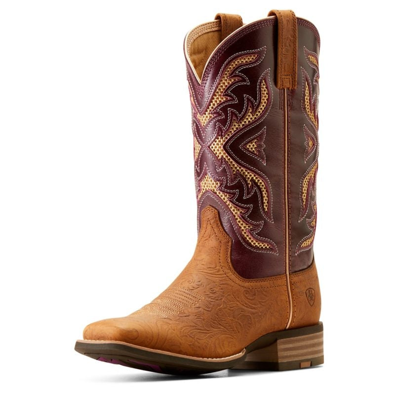 Ariat Ladies San Angelo VentTEK Boots 5.5 B Almond
