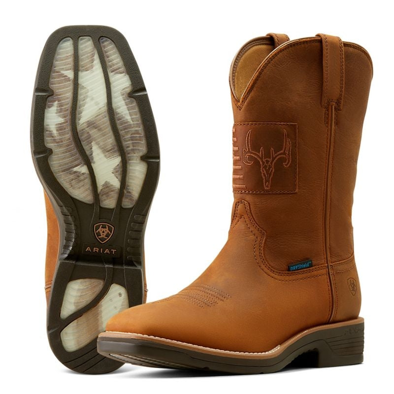 Ariat Mens Ridgeback Country H2O Boot 7 D Brown