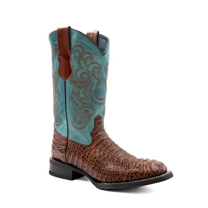 Ferrini Mens Stampede Rubber Sole Boots