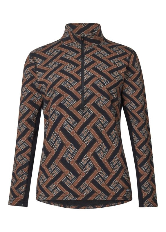 Kerrits Plush Print Fleece Half Zip