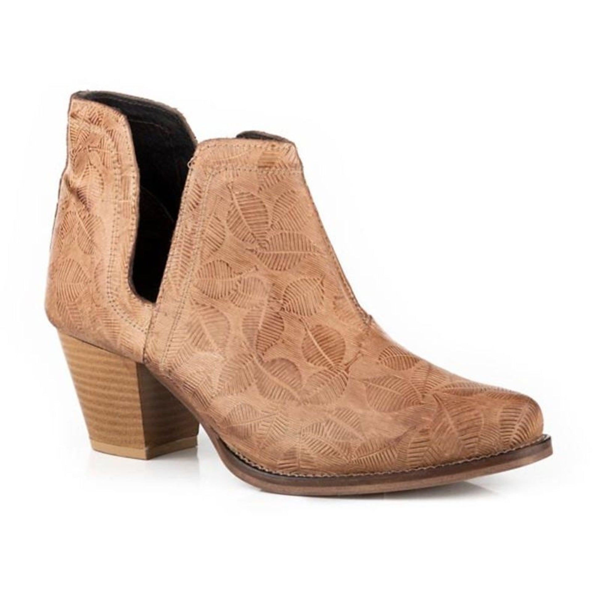 Roper Ladies Rowdy Leather Booties