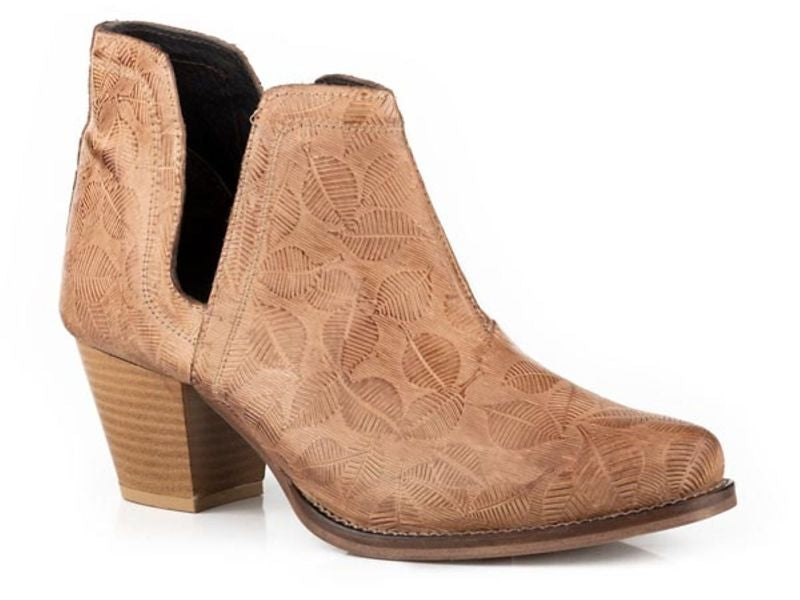 Roper Ladies Rowdy Leather Booties