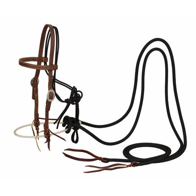 Weaver Loping Hackamore Leather Headstall