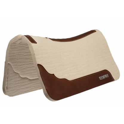 Weaver Synergy Deep Contour Steam Pressed 100% Merino Wool Felt Performance Saddle Pad