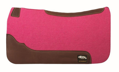 Weaver Synergy Contoured Steam Pressed 100% Merino Wool Felt Performance Saddle Pad
