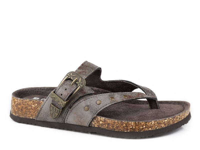 Roper Ladies Corrina Sandals 11 Gray