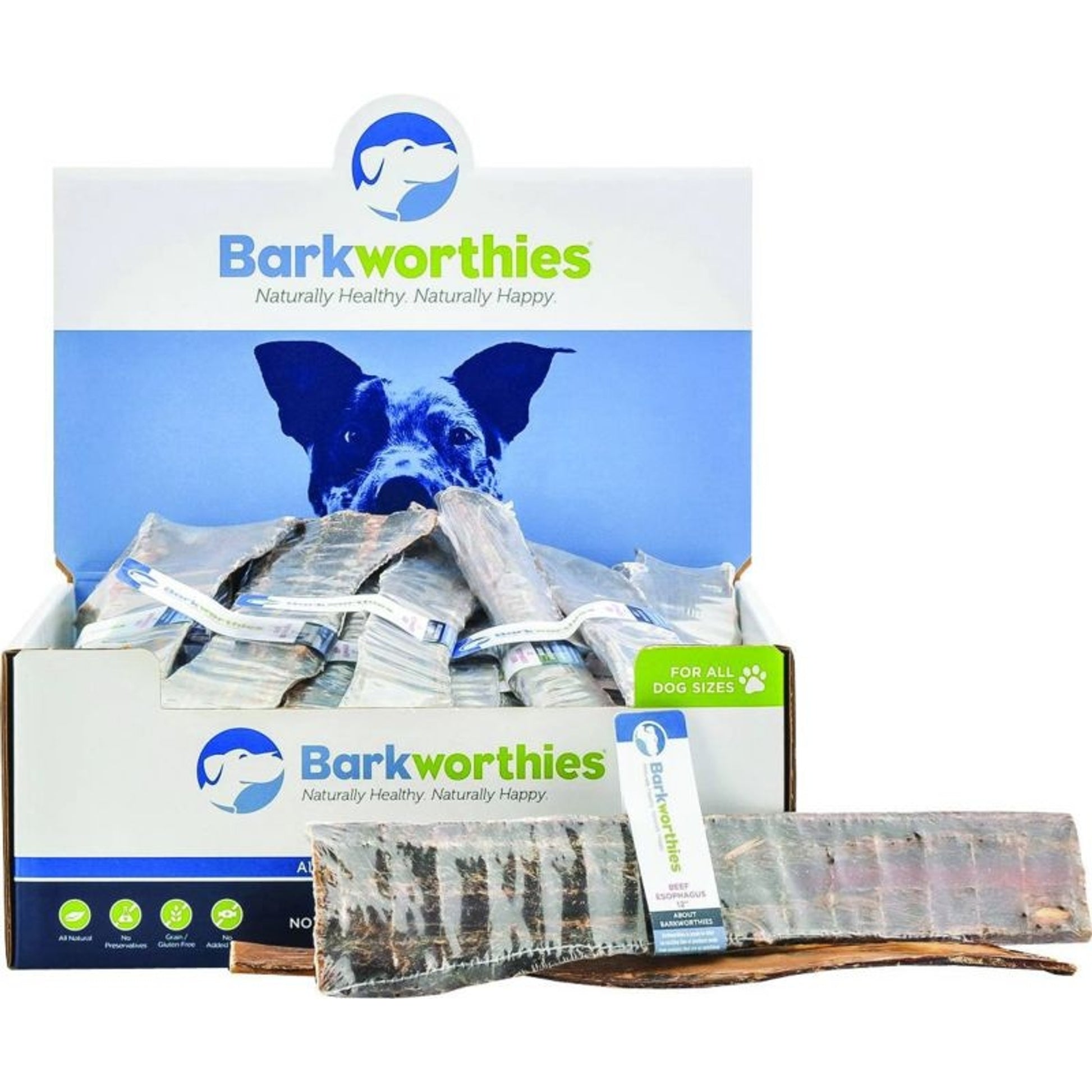 Barkworthies All Natural Beef Esophagus Dog Chew