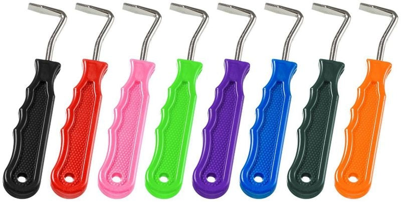 Tough1 Metal Hoof Pick with Easy Grip Handle– HorseLoverZ