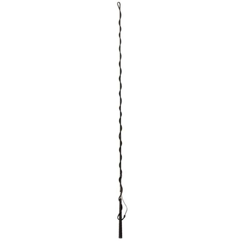 Tough1 5Ft Nylon Lunge Whip Black