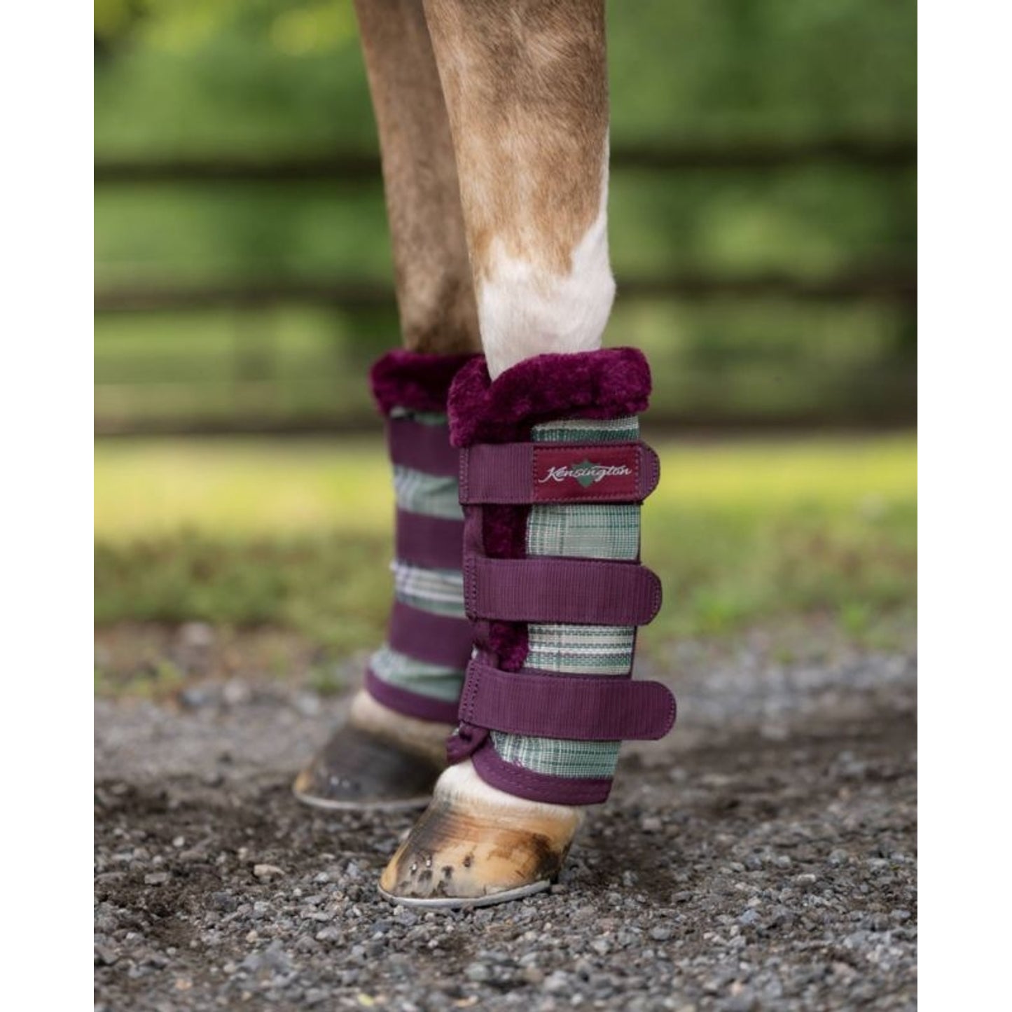 Kensington Protective Fly Boots with Fleece Trim - Sold in Pairs