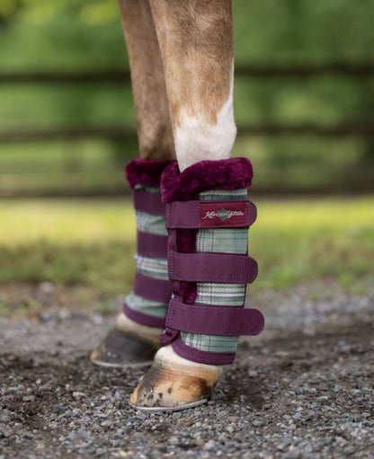 Kensington Protective Fly Boots with Fleece Trim - Sold in Pairs