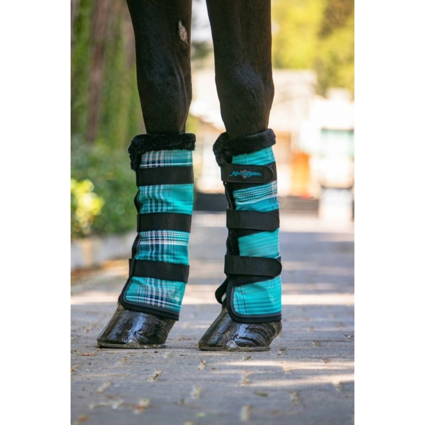 Kensington Protective Fly Boots with Fleece Trim - Sold in Pairs