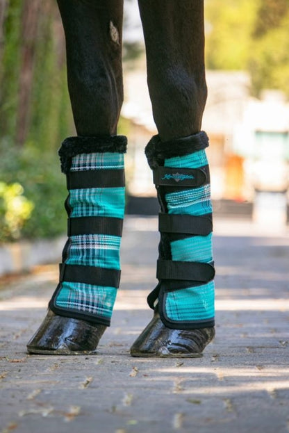 Kensington Protective Fly Boots with Fleece Trim - Sold in Pairs