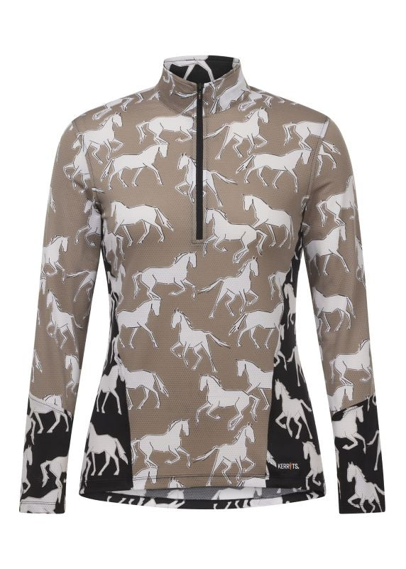 Kerrits Ladies Balance Ice Fil Long Sleeve Riding Shirt