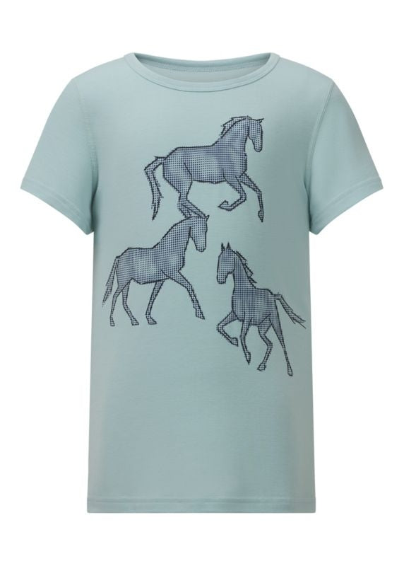 Kerrits Kids Trinity Horse Tee XS Hightide