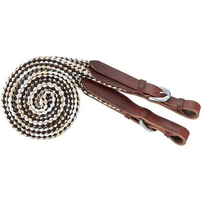 Tough1 Flat Braided Trail Reins
