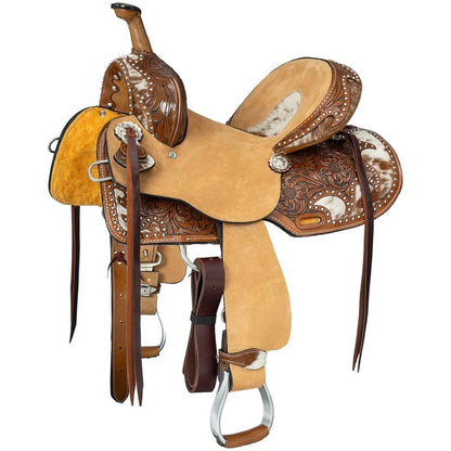 Royal King Youth Stockyard Barrel Saddle