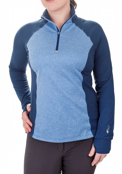 OEQ Ladies Quarter Zip Top