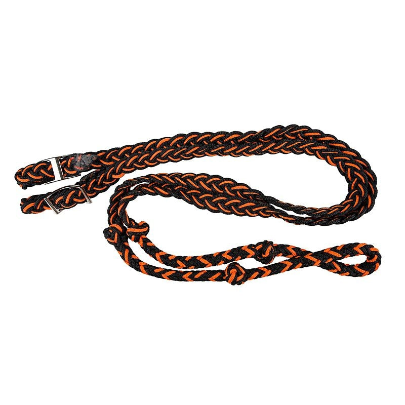 Tabelo Knotted Braided Barrel Rein