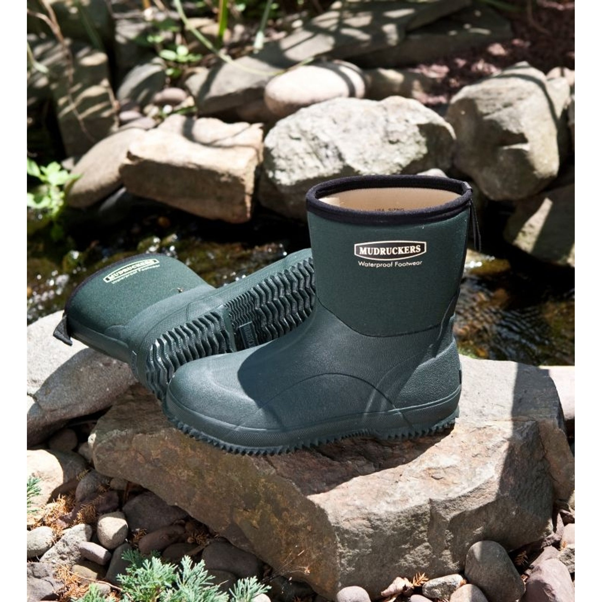 Mudruckers Waterproof Slip On Mid Boots