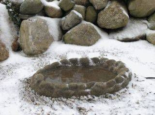 Farm Innovators Heated Oasis Bird Bath - Winter Weather