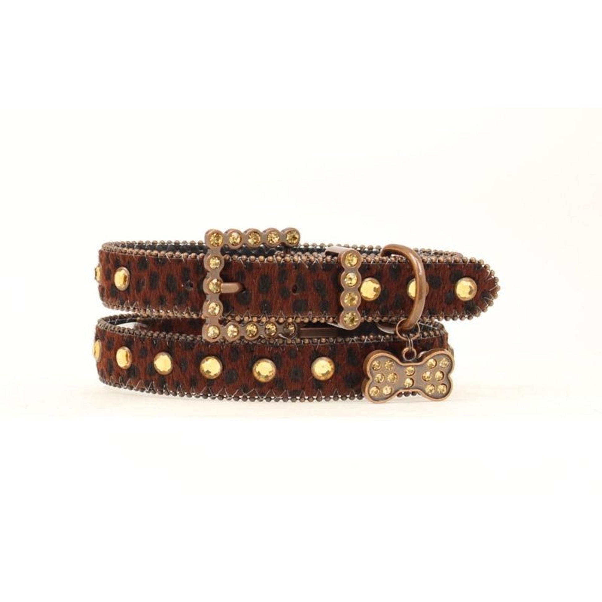 Blazin Roxx Bling Hair On Dog Collar