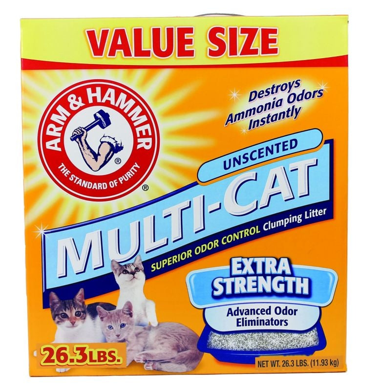 Arm & Hammer MultiCat Unscented Litter Extra Strength HorseLoverZ