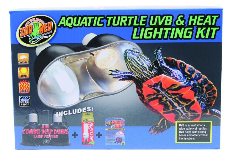 Zoo Med Aquatic Turtle Uvb & Heat Lighting Kit