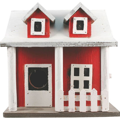 Picket Fence Cottage Birdhouse