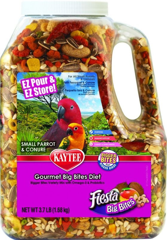 Kaytee Fiesta Big Bites Jar For Small Parrots & Conures