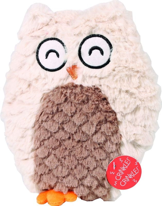 Spot Soft Swirl Plush Owl Dog Toy