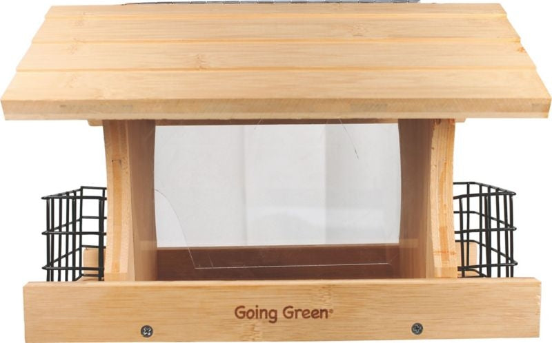 Audubon Deluxe Bamboo Feeder With Suet Cages