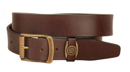 Tory Leather Strap Belt With Signature Keeper