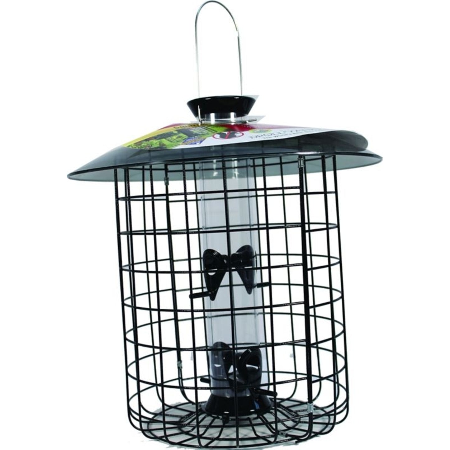Sunflower Domed Cage 4 Port - Black - 15"