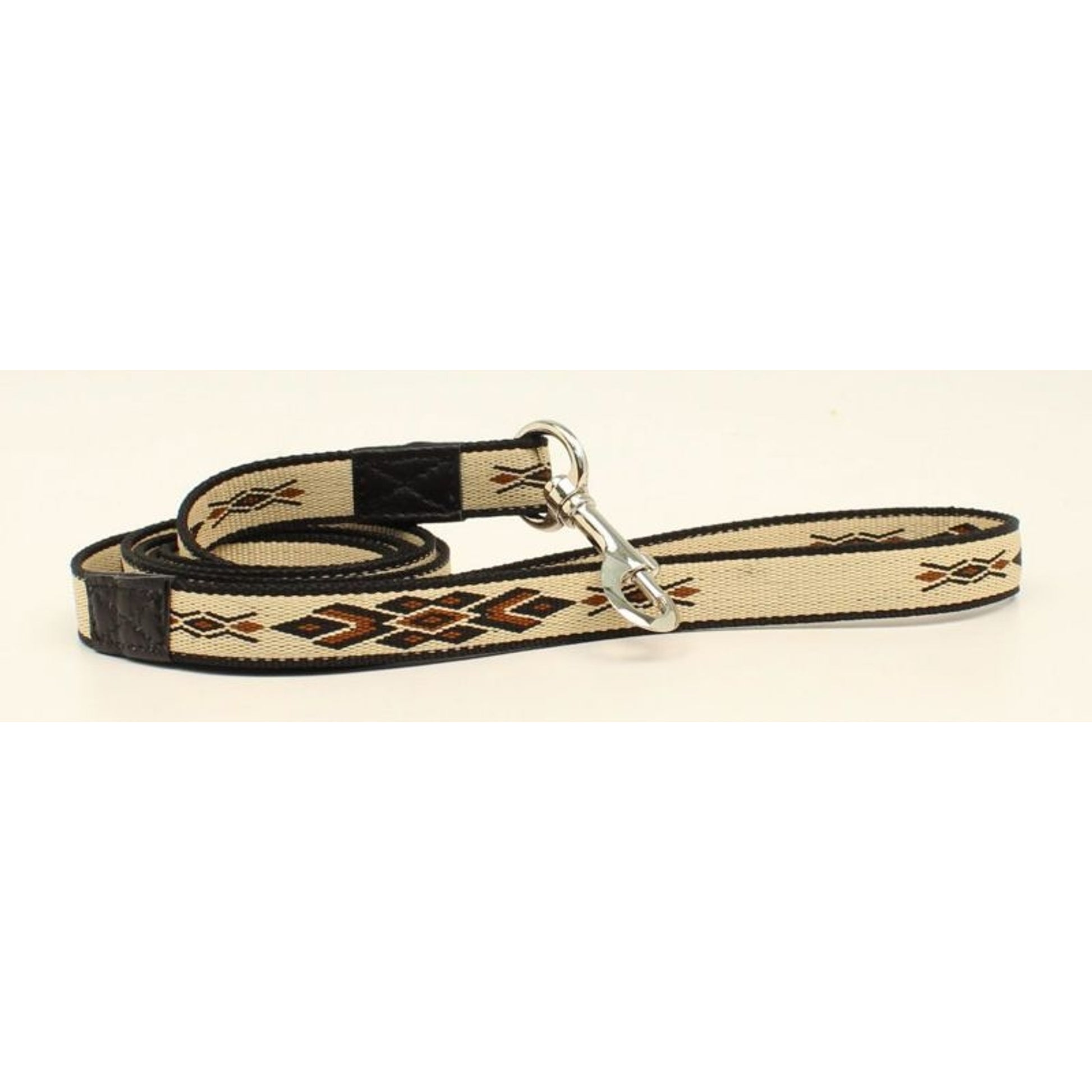 DBL Barrel Woven Run Diamond Dog Leash - Tan