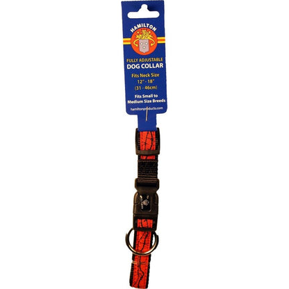 Ribbon Overlay Adjustable Dog Collar