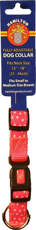 Ribbon Overlay Adjustable Dog Collar