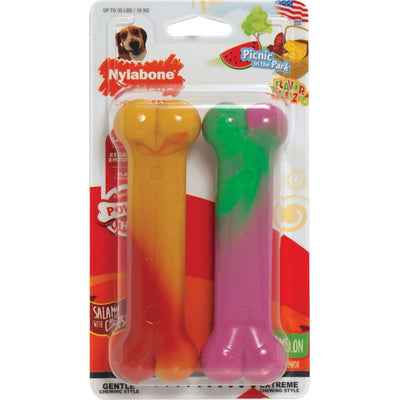 Nylabone Flavor Frenzy - 2 Pack - Salami Watermelon