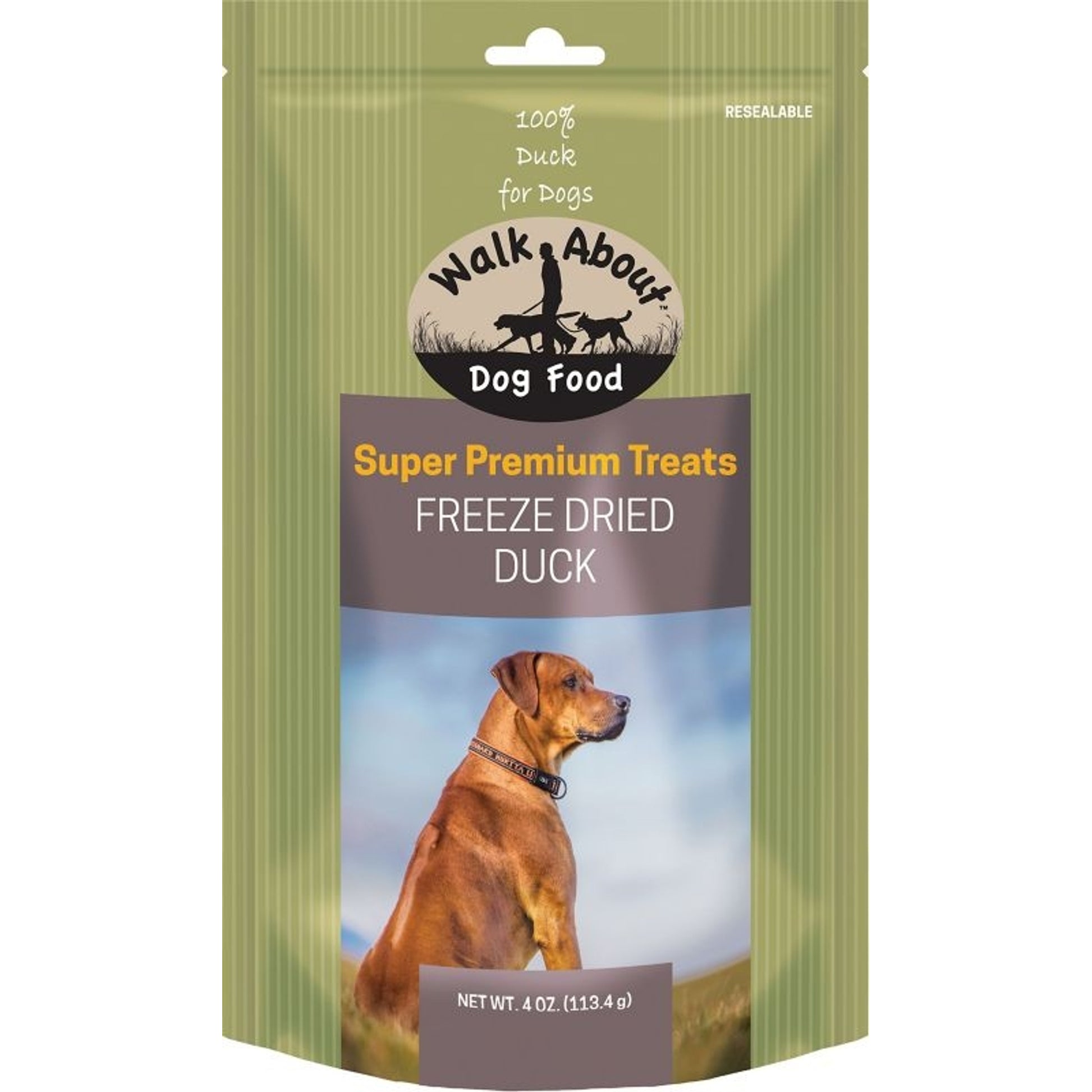 Walkabout Freeze Dried Dog Treats - Duck