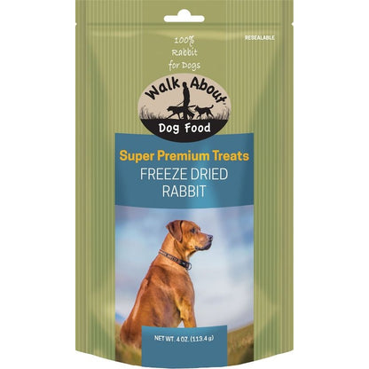 Walkabout Freeze Dried Dog Treats - Rabbit