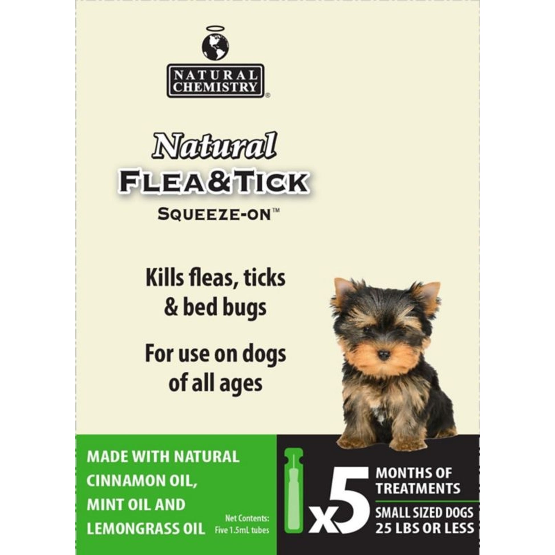 Natural Flea & Tick Squeeze On For Small Dogs