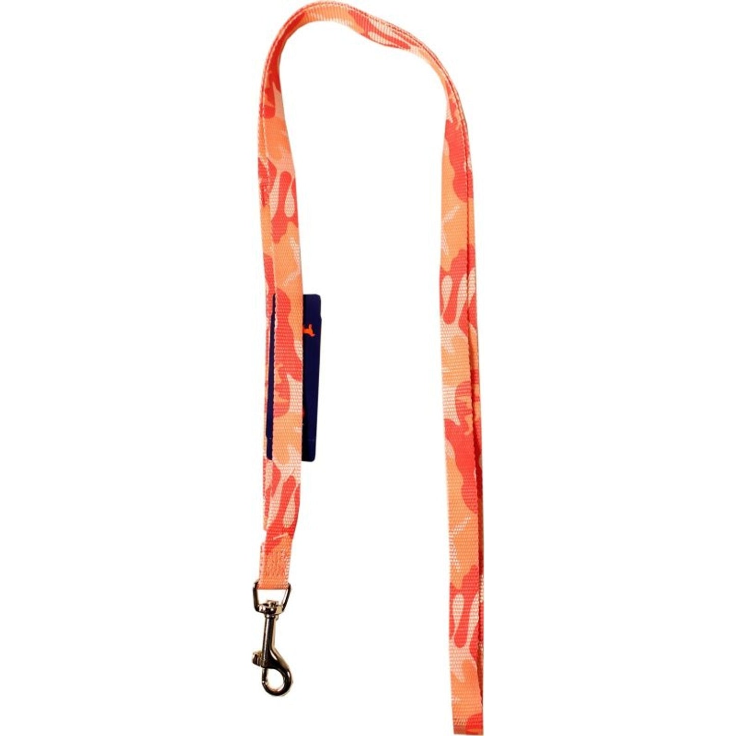 Hamilton Ribbon Overlay Single Thick Dog Lead - Pink Camo