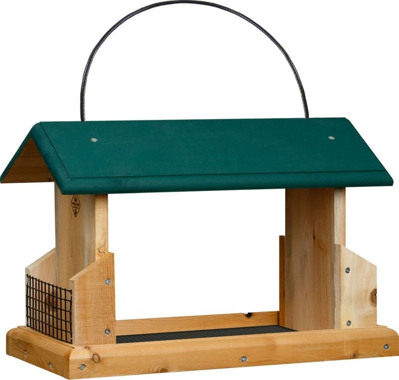 1000 West Deluxe Cedar Open Air Feeder With Suet Holders