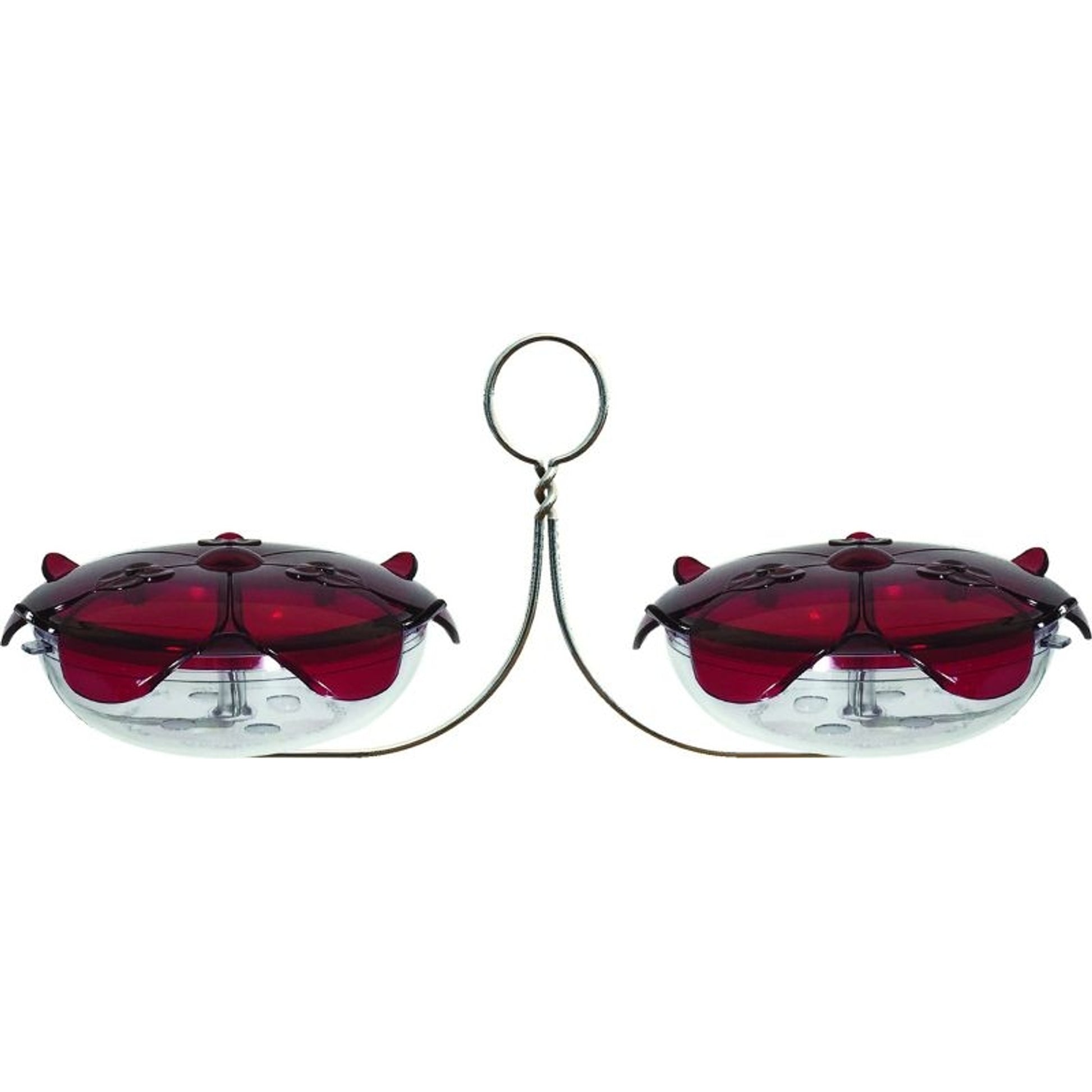 Droll Yankees Ruby Sipper Duo Hanging Hummingbird Feeder