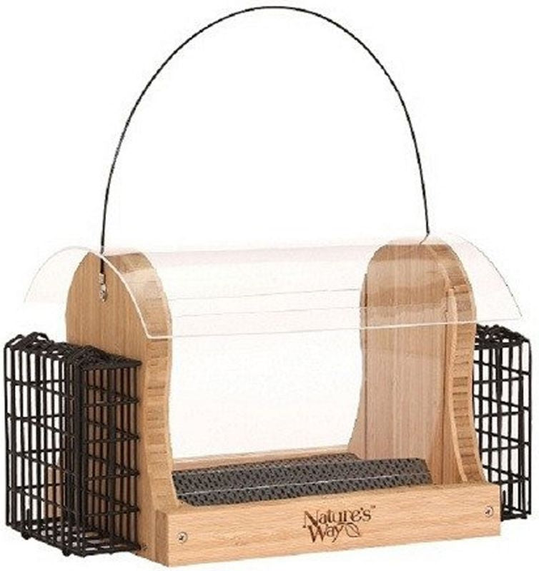 Nature's Way Hopper Feeder With Suet Cages