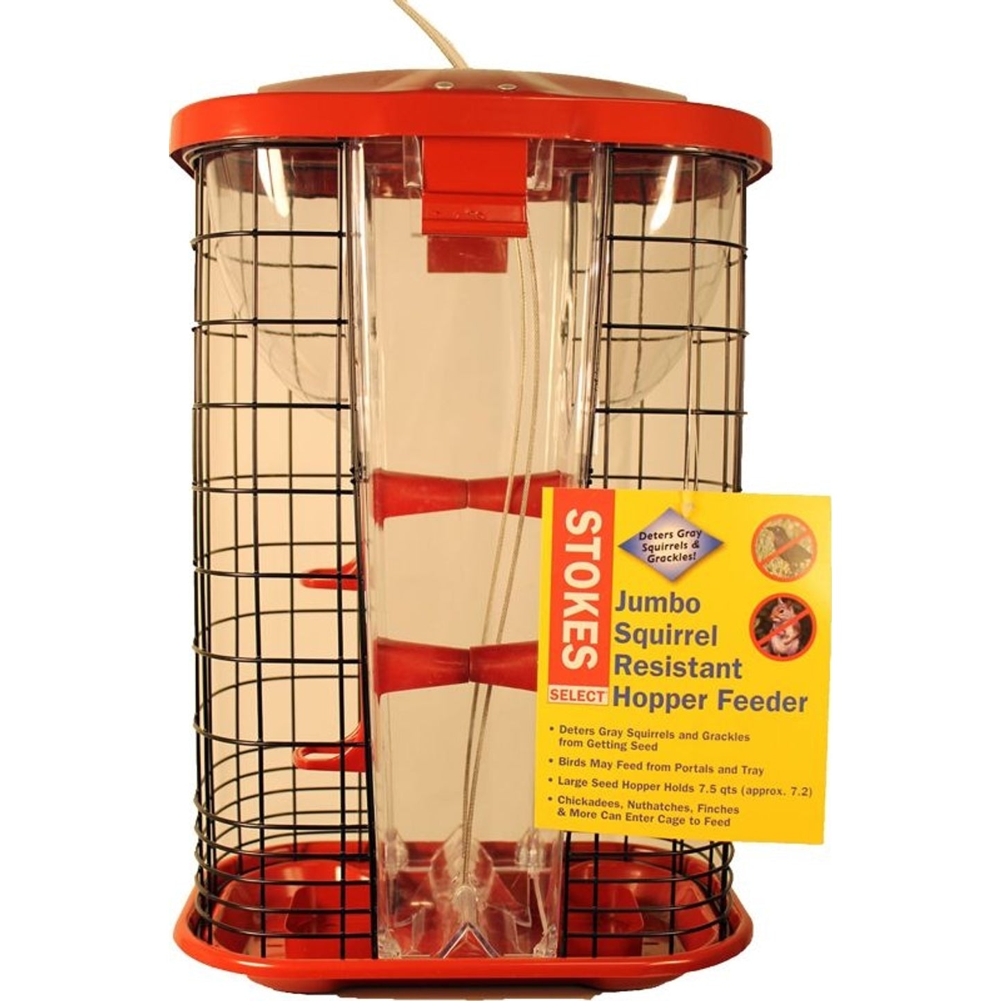 Stokes Jumbo Squirrel Resistant Hopper Feeder